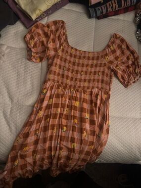 Winnie the pooh gingham dress